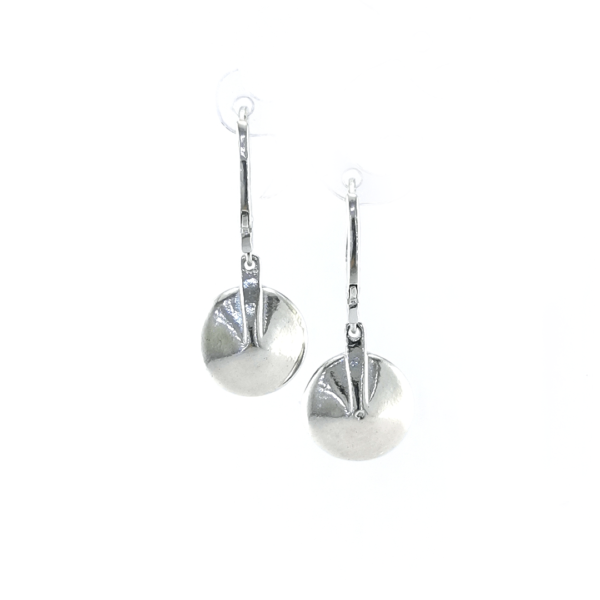 Sidabriniai auskarai su Swarovski kristalais - Image 4