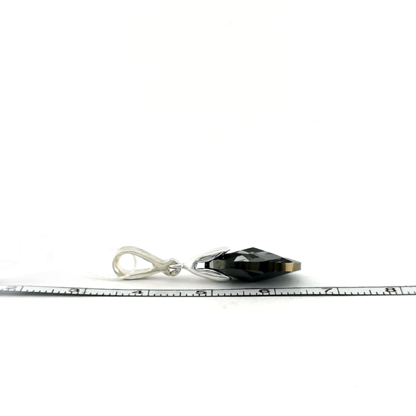 Sidabrinis pakabukas su Swarovski kristalu - Image 5