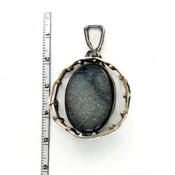 Sidabrinis pakabukas su chalcedonu - Image 6