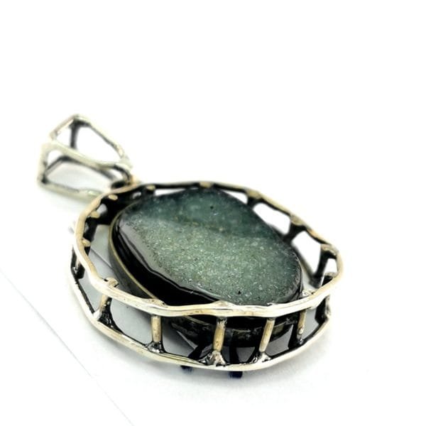 Sidabrinis pakabukas su chalcedonu - Image 3