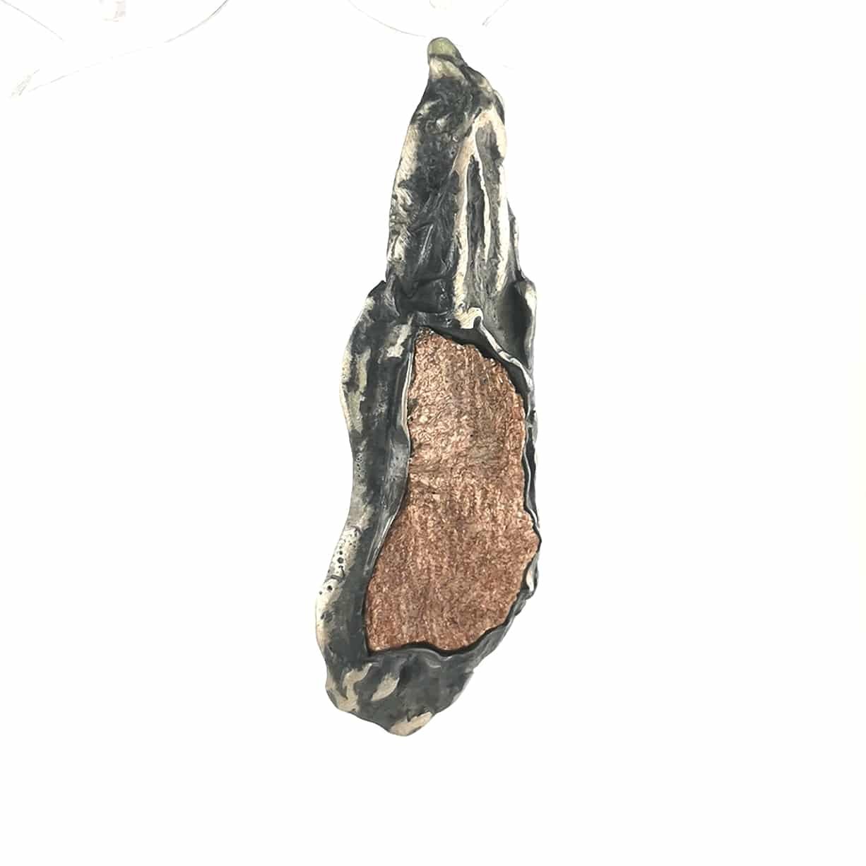 Sidabrinis pakabukas su saulės akmeniu 1 Sidabrinis pakabukas su saulės akmeniu