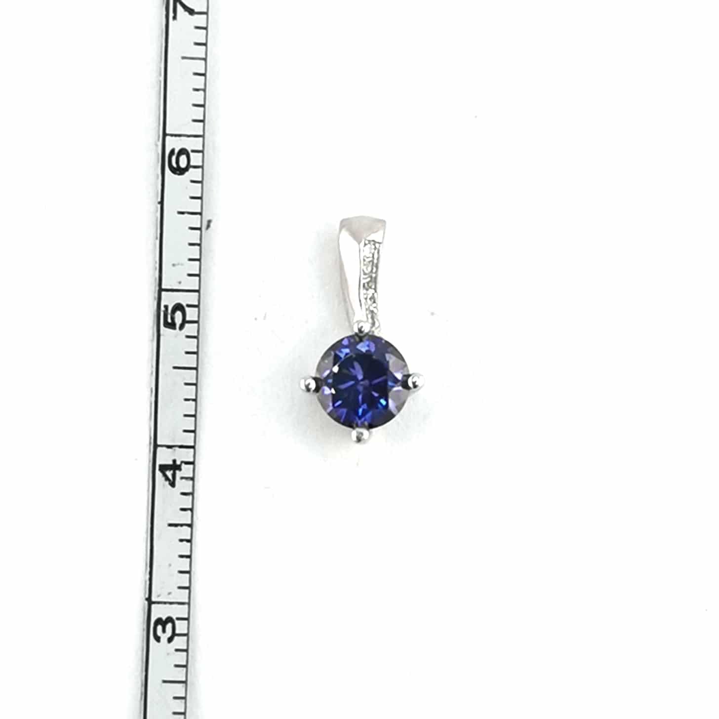 Sidabrinis pakabukas su tanzanitu 6 Sidabrinis pakabukas su tanzanitu - Image 6