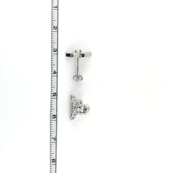 Sidabriniai auskarai su cirkoniu - Image 6