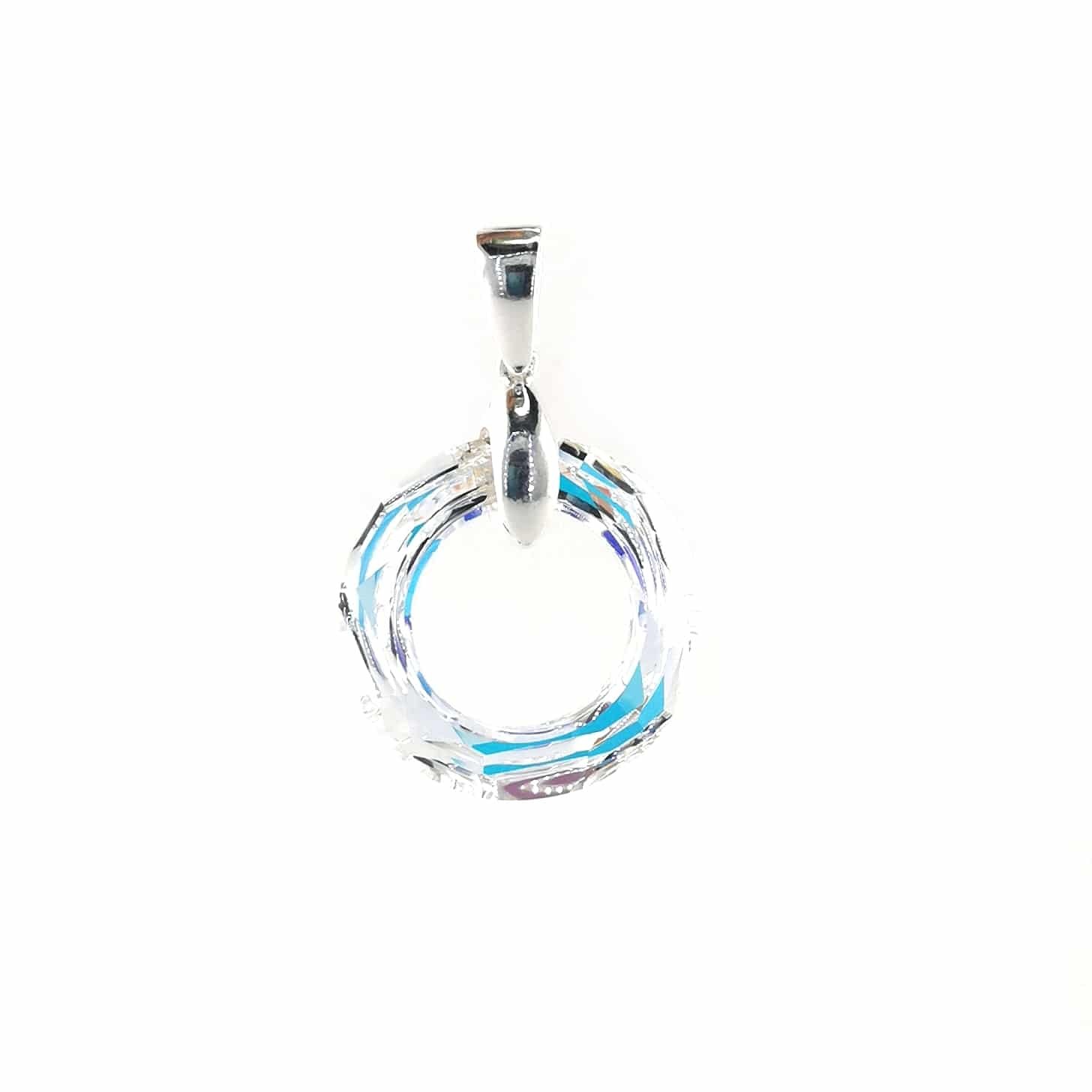 Sidabrinis pakabukas su Swarovski kristalu 2 Sidabrinis pakabukas su Swarovski kristalu - Image 2