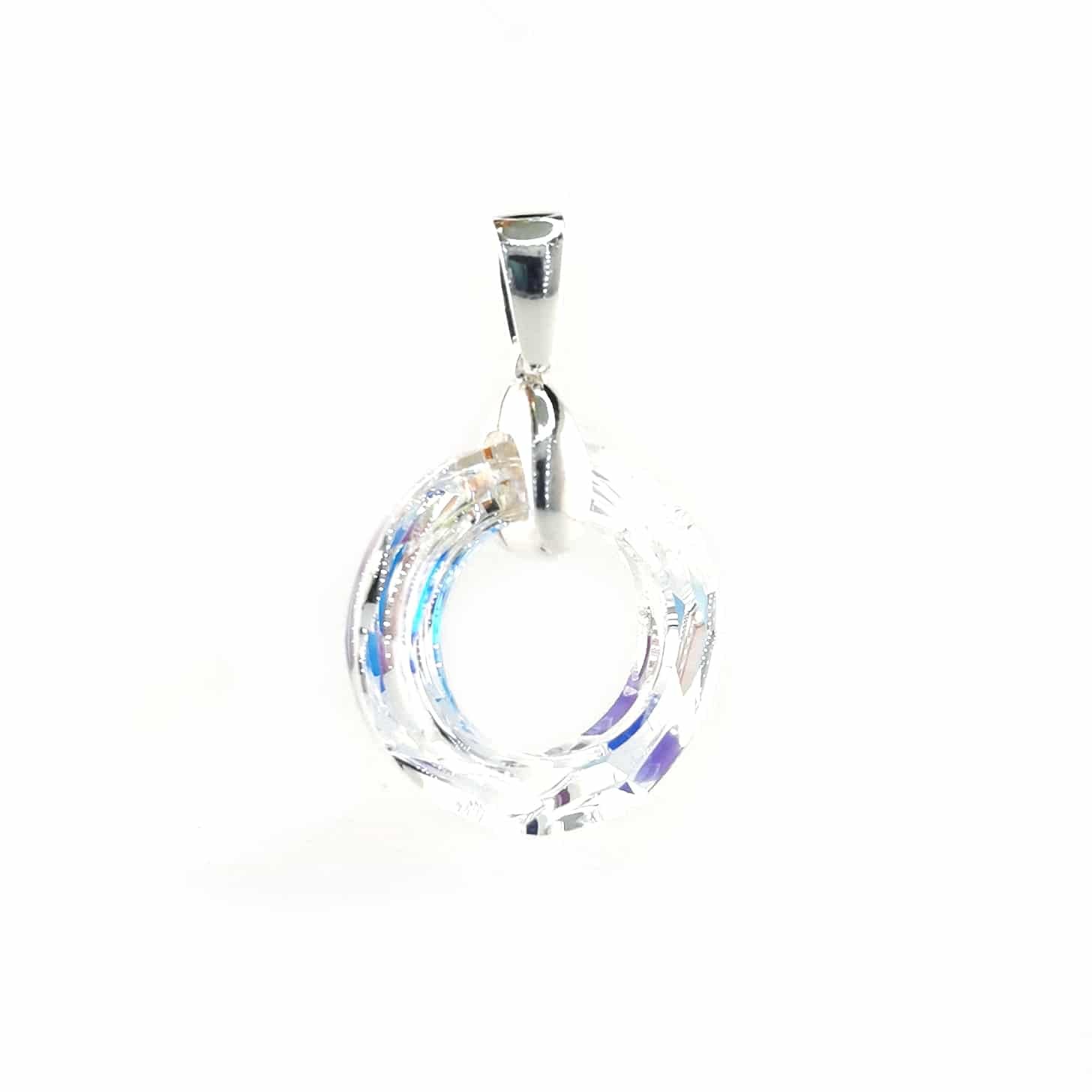 Sidabrinis pakabukas su Swarovski kristalu 3 Sidabrinis pakabukas su Swarovski kristalu - Image 3