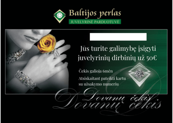Dovanų kuponas 50€