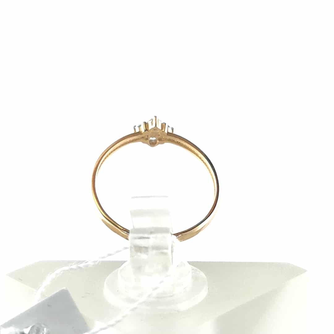 Auksinis žiedas su cirkoniu 4 Auksinis žiedas su cirkoniu - Image 4
