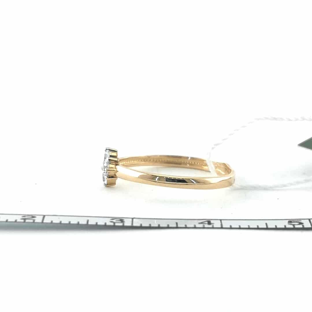 Auksinis žiedas su cirkoniu 5 Auksinis žiedas su cirkoniu - Image 5