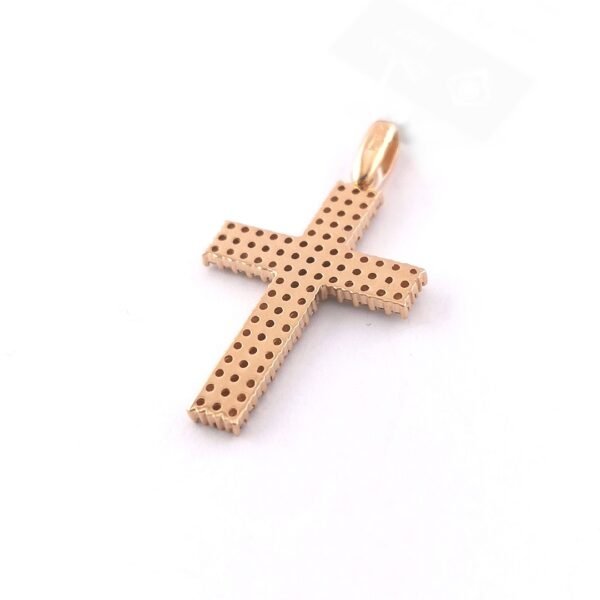 Auksinis kryželis su cirkoniu - Image 3