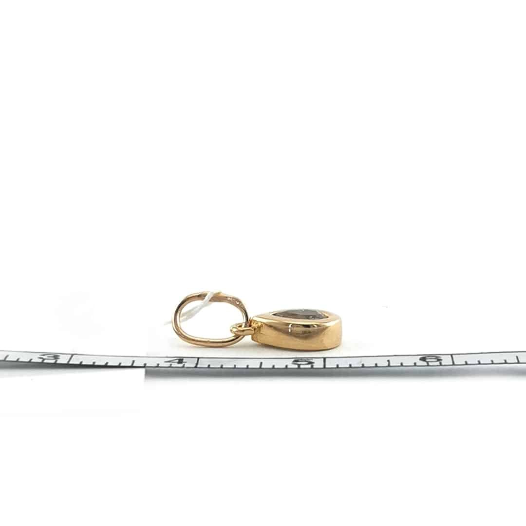 Auksinis pakabukas su cirkoniu 2 Auksinis pakabukas su cirkoniu - Image 2