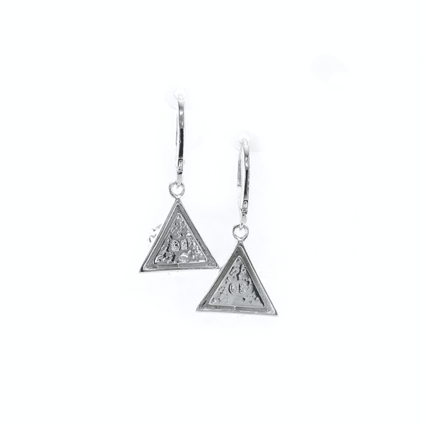Sidabriniai auskarai su Swarovski kristalais - Image 4