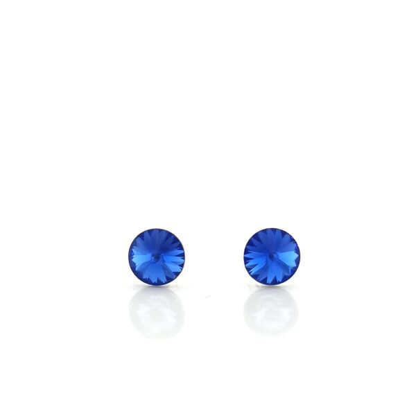 Sidabriniai auskarai su Swarovski kristalais