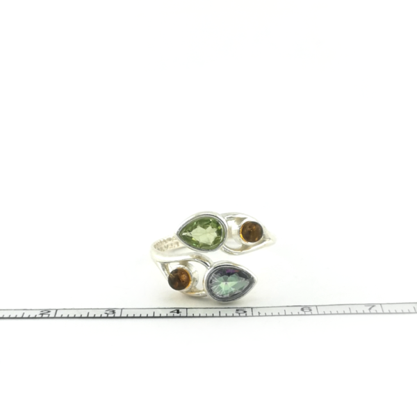 Sidabrinis žiedas su gintaru - Image 4