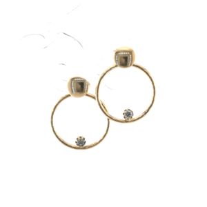 Auksiniai auskarai su cirkoniu