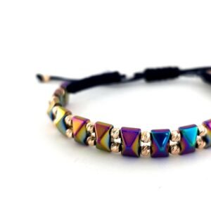 Apyrankė su hematitu ir auksu