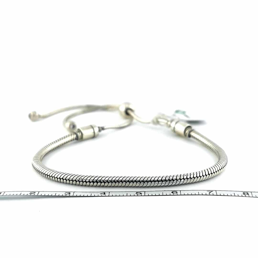 Sidabrinė reguliuojamo ilgio apyrankė 4 Sidabrinė reguliuojamo ilgio apyrankė - Image 4