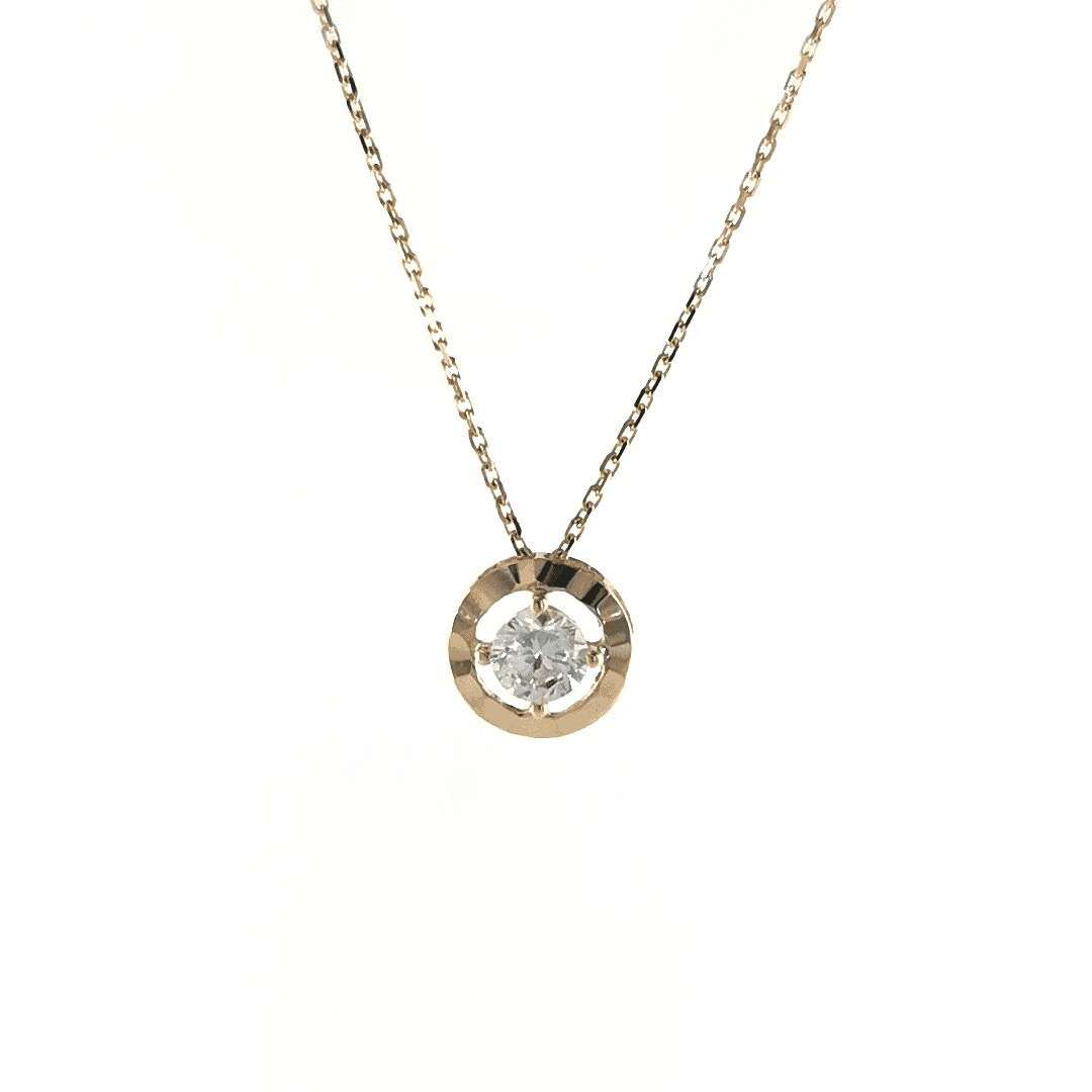 Auksinė grandinėlė su cirkonio pakabuku 1 Auksinė grandinėlė su cirkonio pakabuku