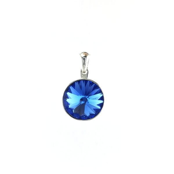 Sidabrinis pakabukas su Swarovski kristalu