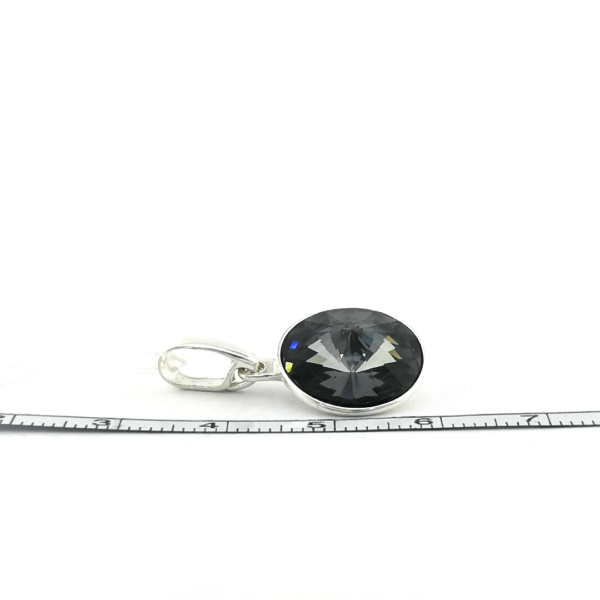 Sidabrinis pakabukas su Swarovski kristalu - Image 5