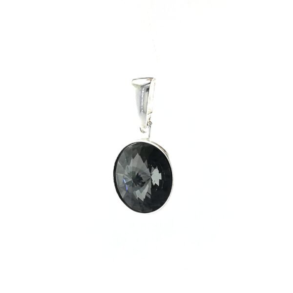 Sidabrinis pakabukas su Swarovski kristalu - Image 2