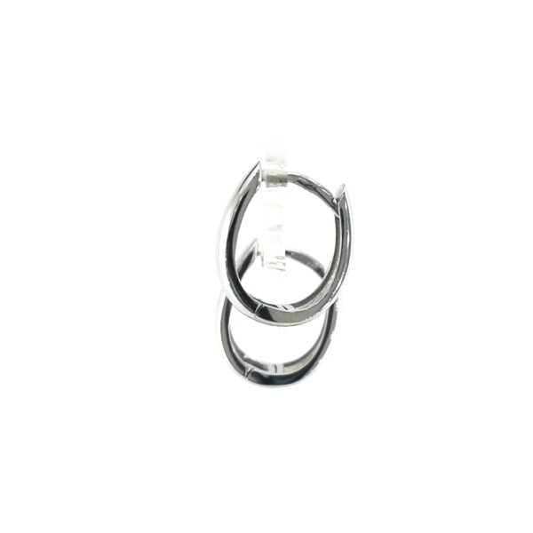 Minimalistiniai sidabriniai auskarai - Image 4