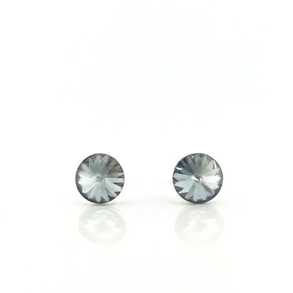 Sidabriniai auskarai su Swarovski kristalu
