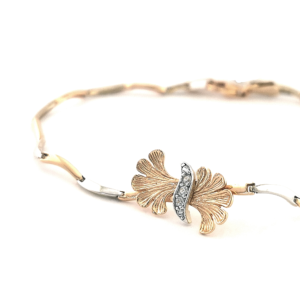 Auksinė apyrankė su cirkoniu