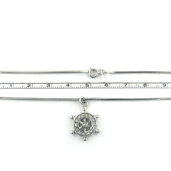 Sidabrinė grandinėlė su pakabuku - Image 4