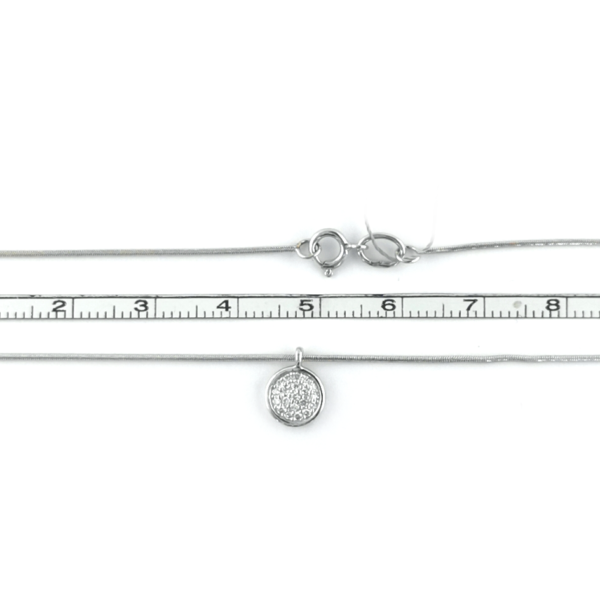 Auksinė grandinėlė su briliantu - Image 5