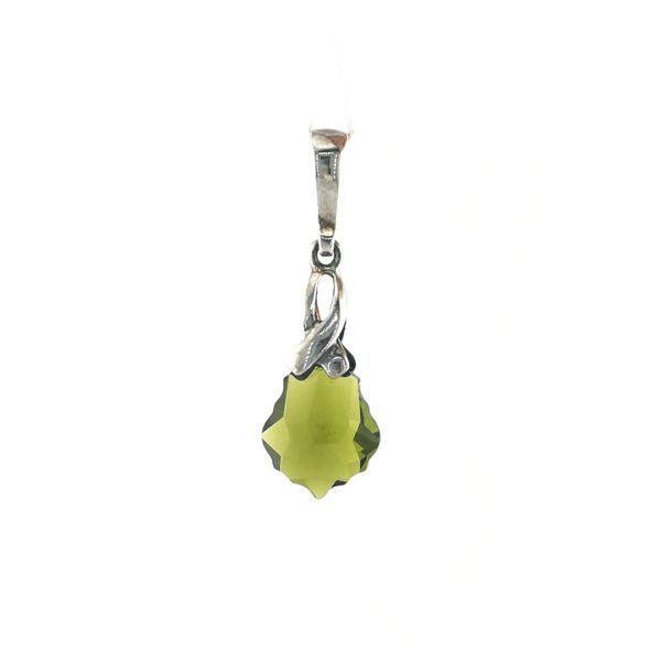 Sidabrinis pakabukas su Swarovski kristalu