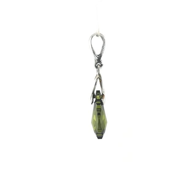 Sidabrinis pakabukas su Swarovski kristalu - Image 3