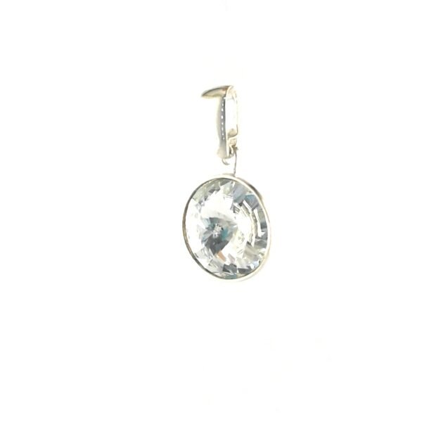 Sidabrinis pakabukas su Swarovski kristalu - Image 2