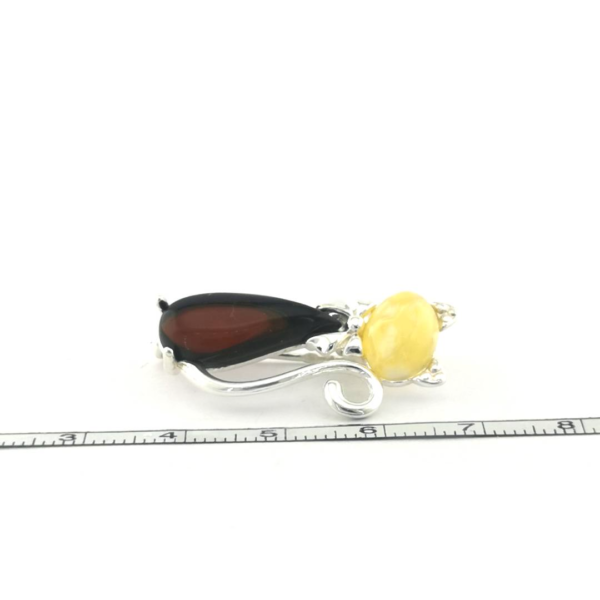 Sidabrinė segė su gintaru - Image 3
