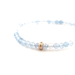 Apyrankė su akvamarinu