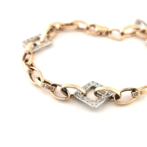 Auksinė apyrankė su cirkoniu