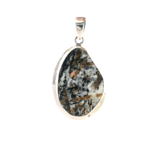 Sidabrinis pakabukas su astrofilitu