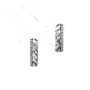 Sidabriniai auskarai su cirkoniu