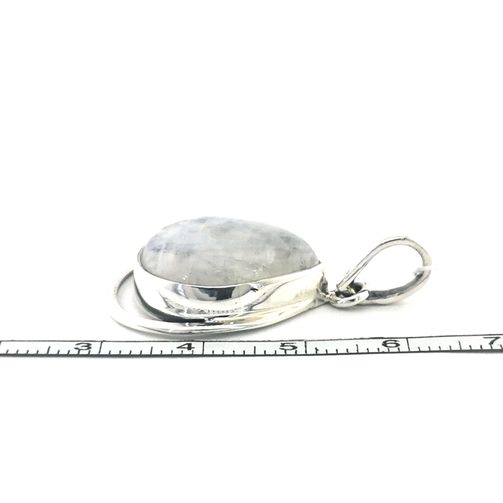 Sidabrinis pakabukas su mėnulio akmeniu 4 Sidabrinis pakabukas su mėnulio akmeniu - Image 4