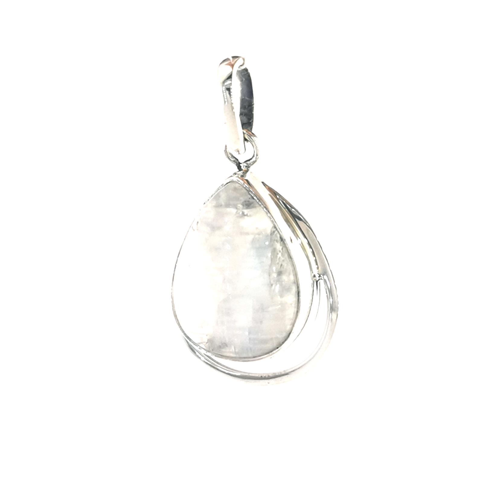 Sidabrinis pakabukas su mėnulio akmeniu 2 Sidabrinis pakabukas su mėnulio akmeniu - Image 2